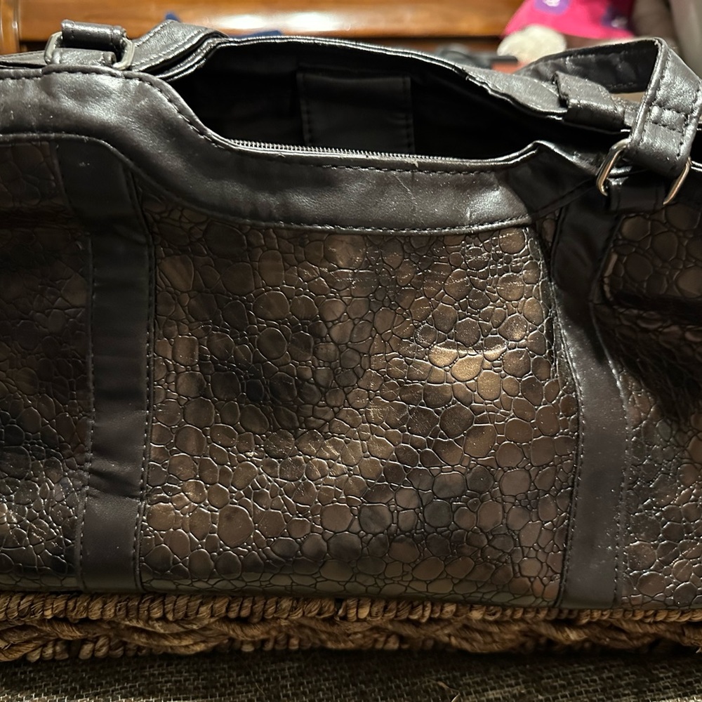 Bronze/brown purse with handles